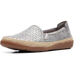 Clarks Femme Elaina Ruby Mocassin, Étain Textile, 36 EU - Publicité Clarks Femme Elaina Ruby Mocassin, Étain Textile, 36 EU - Publicité