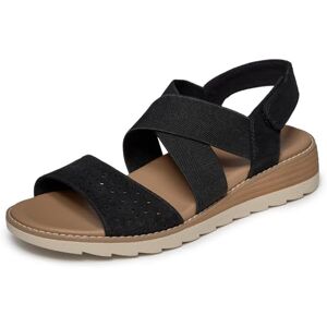 Skechers Arch FIT Oasis B Perf Sandales Plates pour Femme, Noir, Pointure 40 - Publicité Skechers Arch FIT Oasis B Perf Sandales Plates pour Femme, Noir, Pointure 40 - Publicité