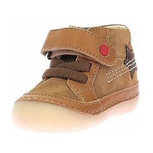 Kickers SOKISTIC,BOTTILLON BEBE JAUNE CURRY ETOILE, 19 EU - Publicité Kickers SOKISTIC,BOTTILLON BEBE JAUNE CURRY ETOILE, 19 EU - Publicité