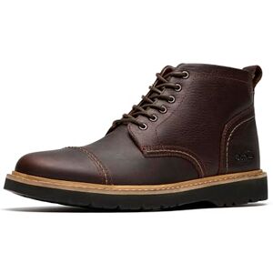 Clarks Eastridge Bottes Chukka mi-hautes à lacets pour homme, Cuir Brun foncé, 42 EU - Publicité Clarks Eastridge Bottes Chukka mi-hautes à lacets pour homme, Cuir Brun foncé, 42 EU - Publicité