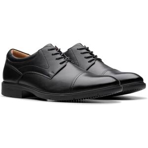 Clarks Eldredge Casquette Oxford pour homme, cuir noir, 41 EU - Publicité Clarks Eldredge Casquette Oxford pour homme, cuir noir, 41 EU - Publicité