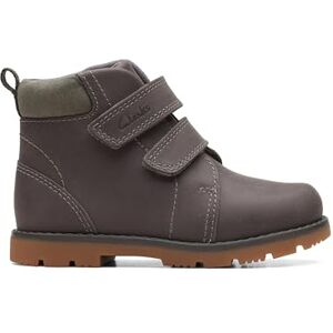 Clarks Boy's Heath Strap T Combat Boot, gris, 4.5 UK Child - Publicité Clarks Boy's Heath Strap T Combat Boot, gris, 4.5 UK Child - Publicité