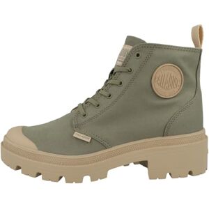 Palladium Femme PALLABASE Twill Bottine, Vert, 38 EU - Publicité Palladium Femme PALLABASE Twill Bottine, Vert, 38 EU - Publicité