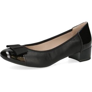 CAPRICE Escarpins Femme à Talon Bloc avec nœud, Noir (Black Comb), 37 EU - Publicité CAPRICE Escarpins Femme à Talon Bloc avec nœud, Noir (Black Comb), 37 EU - Publicité