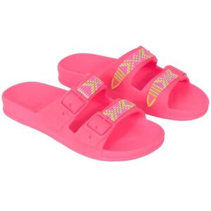 CACATOES Sandales plates Enfant JERICOACOARA Claquettes confortables et antidérapantes Rose Fluo 30 - Publicité CACATOES Sandales plates Enfant JERICOACOARA Claquettes confortables et antidérapantes Rose Fluo 30 - Publicité