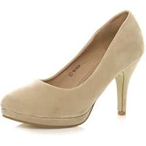 Ajvani Femmes Talons Hauts Moyen soirée élégant Escarpins Chaussures Pointure 5 38 - Publicité Ajvani Femmes Talons Hauts Moyen soirée élégant Escarpins Chaussures Pointure 5 38 - Publicité