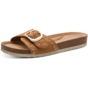 Tamaris Mule femme à semelle anatomique avec talon conique brun 41 EU - Publicité Tamaris Mule femme à semelle anatomique avec talon conique brun 41 EU - Publicité