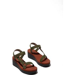 Fly London Femme YEFA726FLY Sandal, Army Green/Army Green/Brick, 37 EU - Publicité Fly London Femme YEFA726FLY Sandal, Army Green/Army Green/Brick, 37 EU - Publicité
