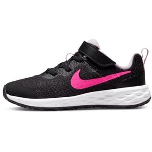 Nike Big Kids' Road Running Shoes Revolution 6, Black/Hyper Pink-Pink Foam, -007, 36 EU (4Y US) - Publicité Nike Big Kids' Road Running Shoes Revolution 6, Black/Hyper Pink-Pink Foam, -007, 36 EU (4Y US) - Publicité
