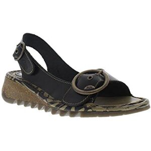 Fly London Tram723fly, Sandales Bride arrière Femme, Noir (Black), 37 EU - Publicité Fly London Tram723fly, Sandales Bride arrière Femme, Noir (Black), 37 EU - Publicité