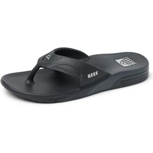 REEF Sandales pour homme, Fanning H20, noir/argent, 9 - Publicité REEF Sandales pour homme, Fanning H20, noir/argent, 9 - Publicité