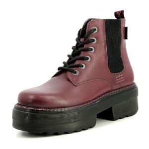 Kickers Helena, Boots Femme, Bordeaux, 42 - Publicité Kickers Helena, Boots Femme, Bordeaux, 42 - Publicité