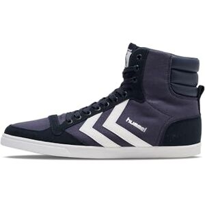 Hummel Mixte Slimmer Stadil High Sneakers Hautes, Bleu Dress Blue White Kh, 41 EU - Publicité Hummel Mixte Slimmer Stadil High Sneakers Hautes, Bleu Dress Blue White Kh, 41 EU - Publicité