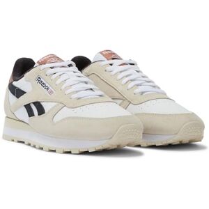 Reebok Mixte Classic Leather, White Sand Black, 40 EU - Publicité Reebok Mixte Classic Leather, White Sand Black, 40 EU - Publicité