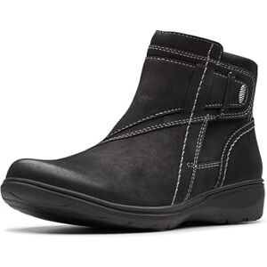 Clarks Bottines style Carleigh pour femme, Noir/nubuck, 40.5 EU - Publicité Clarks Bottines style Carleigh pour femme, Noir/nubuck, 40.5 EU - Publicité