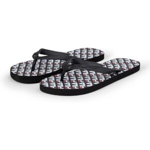 Fila Homme Troy Logo Slipper Tongues, Black-White Red, 41 EU - Publicité Fila Homme Troy Logo Slipper Tongues, Black-White Red, 41 EU - Publicité