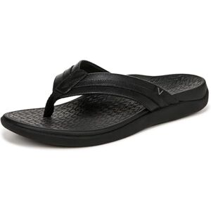 Vionic Homme Mtide II Tongues, Cuir Noir, 42 EU - Publicité Vionic Homme Mtide II Tongues, Cuir Noir, 42 EU - Publicité