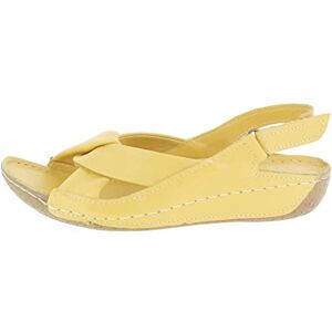 Andrea Conti Sandales pour Femme, Jaune, 39 EU - Publicité Andrea Conti Sandales pour Femme, Jaune, 39 EU - Publicité