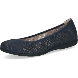 Caprice Ballerines Femme en Cuir, Bleu (Ocean Sparkle), 36 EU - Publicité Caprice Ballerines Femme en Cuir, Bleu (Ocean Sparkle), 36 EU - Publicité