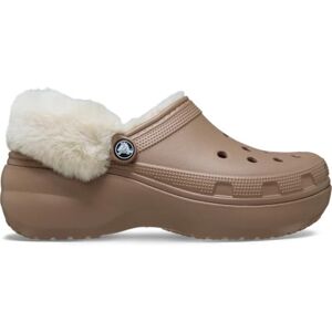 Crocs Classic Platform Fuzz Lined Clog 37-38 EU Latte - Publicité Crocs Classic Platform Fuzz Lined Clog 37-38 EU Latte - Publicité