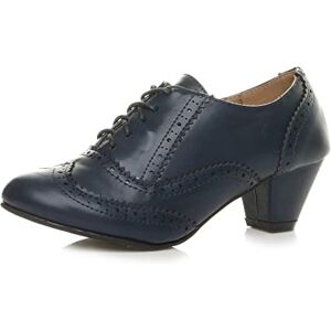 Ajvani Femmes Talon Moyen découper Lacets Richelieu Bottines Bottillons Pointure 6 39 - Publicité Ajvani Femmes Talon Moyen découper Lacets Richelieu Bottines Bottillons Pointure 6 39 - Publicité