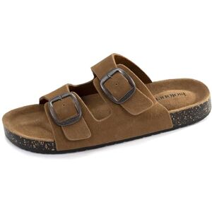 Isotoner Sandales femme à doubles brides ultra confortables, semelle intérieure cuir, 41 EU, camel - Publicité Isotoner Sandales femme à doubles brides ultra confortables, semelle intérieure cuir, 41 EU, camel - Publicité