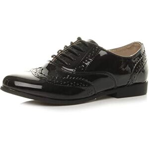 Ajvani Femmes Talon Plat et Bas élégant Classique Chaussures Oxford à Lacets Brogues Pointure 6 39 - Publicité Ajvani Femmes Talon Plat et Bas élégant Classique Chaussures Oxford à Lacets Brogues Pointure 6 39 - Publicité
