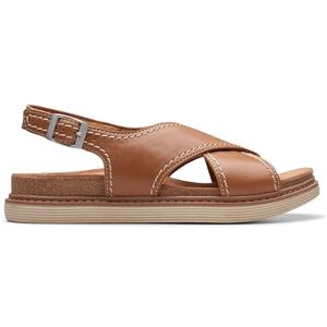 Clarks Arwell Sling Womens Tan Leather, 6 - Publicité Clarks Arwell Sling Womens Tan Leather, 6 - Publicité
