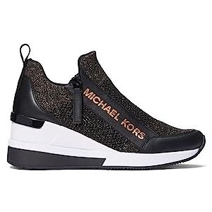 Michael Kors Willis Wedge Trainer Donna, Black/Bronze EU 40 - Publicité Michael Kors Willis Wedge Trainer Donna, Black/Bronze EU 40 - Publicité