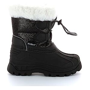 Kickers Sealsnow, Bottes Fille, Noir Brillant, 24 - Publicité Kickers Sealsnow, Bottes Fille, Noir Brillant, 24 - Publicité