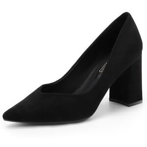 DREAM PAIRS Escarpins Femme Confort à Bout Pointu, Chaussures à Talon Bloc Élégantes pour Travail, Bureau, Mariage ou Soirée – Talon 8,5 cm,Size 39,Noir,SDPU2229W - Publicité DREAM PAIRS Escarpins Femme Confort à Bout Pointu, Chaussures à Talon Bloc Élégantes pour Travail, Bureau, Mariage ou Soirée – Talon 8,5 cm,Size 39,Noir,SDPU2229W - Publicité