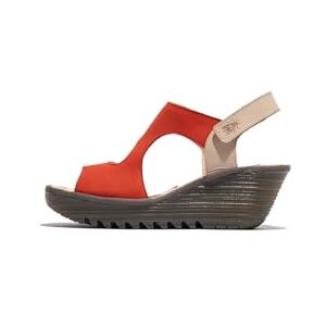 Fly London Women's YOXA576FLY Sandal, Devil red/natural, 41 - Publicité Fly London Women's YOXA576FLY Sandal, Devil red/natural, 41 - Publicité