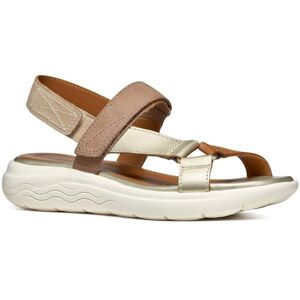 Geox Femme D Spherica Ec5w A Sandales de Sport, Sable Lt Gold, 37 EU - Publicité Geox Femme D Spherica Ec5w A Sandales de Sport, Sable Lt Gold, 37 EU - Publicité