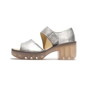 Fly London Women's TAAR558FLY Sandal, Silver, 42 - Publicité Fly London Women's TAAR558FLY Sandal, Silver, 42 - Publicité