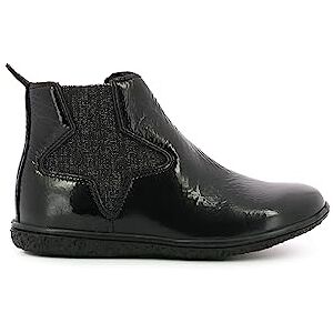 Kickers Vermillon, Boots Fille, Noir Vernis, 24 - Publicité Kickers Vermillon, Boots Fille, Noir Vernis, 24 - Publicité