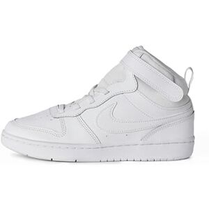 Nike Mixte Court Borough Mid 2 (GS) Chaussures, Blanc, 40 EU - Publicité Nike Mixte Court Borough Mid 2 (GS) Chaussures, Blanc, 40 EU - Publicité