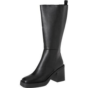 GIOSEPPO Bottes montantes noires unies à bout carré à semelle compensée et talon large pour femme goeblange - Publicité GIOSEPPO Bottes montantes noires unies à bout carré à semelle compensée et talon large pour femme goeblange - Publicité