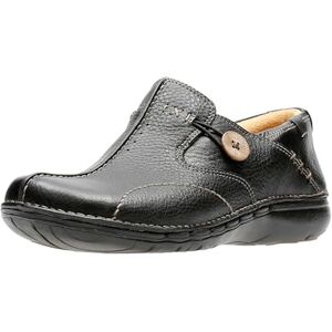 Clarks Femme Un Boucle, Black Black Leather, 39.5 EU - Publicité Clarks Femme Un Boucle, Black Black Leather, 39.5 EU - Publicité