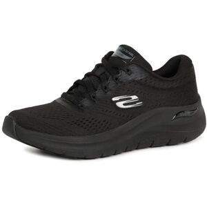Skechers Femme Arch Fit 2.0 Big League Shopping-Feed;Mujer;Zapatillas-Bajas-Mujer, Black Mesh Gunmetal Trim, 40 EU - Publicité Skechers Femme Arch Fit 2.0 Big League Shopping-Feed;Mujer;Zapatillas-Bajas-Mujer, Black Mesh Gunmetal Trim, 40 EU - Publicité