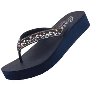 Skechers Vinyasa Butterfly Kiss Tongs pour femme, bleu, 40 EU - Publicité Skechers Vinyasa Butterfly Kiss Tongs pour femme, bleu, 40 EU - Publicité