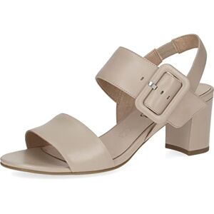 CAPRICE Femme Talon Sandale, Beige Croco, 40.5 EU - Publicité CAPRICE Femme Talon Sandale, Beige Croco, 40.5 EU - Publicité