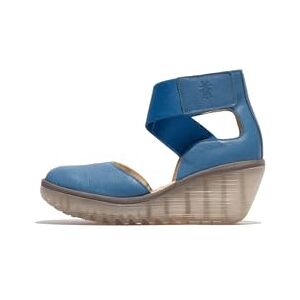Fly London Women's YOLG546FLY Wedges, Blue, 36 - Publicité Fly London Women's YOLG546FLY Wedges, Blue, 36 - Publicité