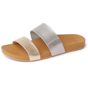 REEF Cushion Vista Sandales à enfiler tendance pour femme, sangle en cuir végétalien, semelle intérieure rembourrée ultra douce, Multicolore métallique, 36 EU - Publicité REEF Cushion Vista Sandales à enfiler tendance pour femme, sangle en cuir végétalien, semelle intérieure rembourrée ultra douce, Multicolore métallique, 36 EU - Publicité