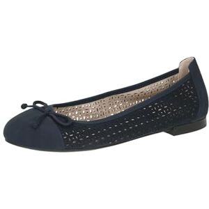 CAPRICE Ballerines Femme en Cuir à Motif perforé, Bleu (Ocean Suede), 37 EU - Publicité CAPRICE Ballerines Femme en Cuir à Motif perforé, Bleu (Ocean Suede), 37 EU - Publicité