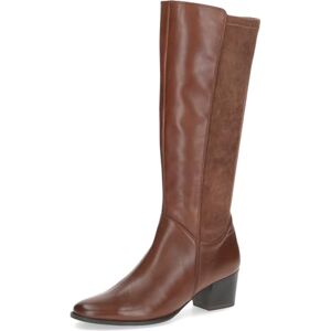 CAPRICE Bottes femme à fermeture éclair à talon bloc, Marron (Cognac Comb), 37,5 EU - Publicité CAPRICE Bottes femme à fermeture éclair à talon bloc, Marron (Cognac Comb), 37,5 EU - Publicité