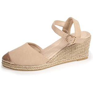 Isotoner Espadrilles Femme à Talon de 6 cm, Ultra Confortable, Semelle à mémoire de Forme, 40 EU, Nude - Publicité Isotoner Espadrilles Femme à Talon de 6 cm, Ultra Confortable, Semelle à mémoire de Forme, 40 EU, Nude - Publicité