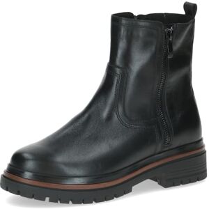 CAPRICE Bottines femme en cuir à fermeture éclair, Noir (Black Nappa), 40 EU - Publicité CAPRICE Bottines femme en cuir à fermeture éclair, Noir (Black Nappa), 40 EU - Publicité