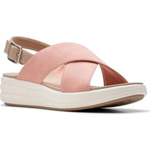 Clarks Sandales compensées Drift Sun pour Femme, pêche synthétique, Pointure 43 - Publicité Clarks Sandales compensées Drift Sun pour Femme, pêche synthétique, Pointure 43 - Publicité