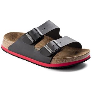 Birkenstock Arizona Birko-Flor Mules unisexes pour adulte, noir/rouge, 42 EU - Publicité Birkenstock Arizona Birko-Flor Mules unisexes pour adulte, noir/rouge, 42 EU - Publicité