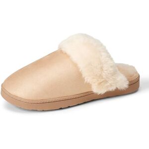 Amazon Essentials Chaussons Doux En Fausse Fourrure Femme, Sable, 37.5 EU - Publicité Amazon Essentials Chaussons Doux En Fausse Fourrure Femme, Sable, 37.5 EU - Publicité